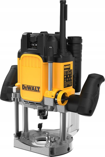 Freza elektrike DeWALT DWE625KT QS, 2300W, 9000–22000 rpm, e verdhë