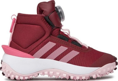 Këpucë jashtë për goca Adidas Fortatrail Boa K, me system BOA, të kuqe me rozë, nr 39 1/3