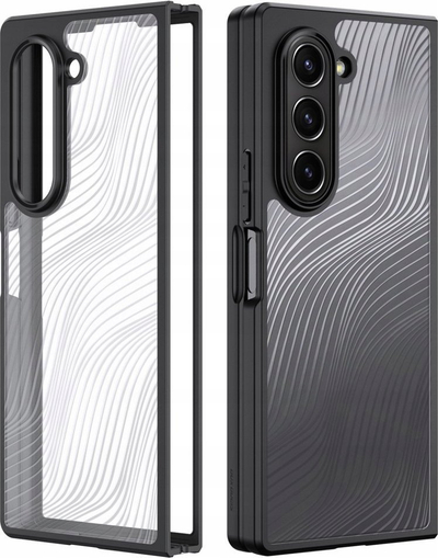 Mbulesë telefoni DUX DUCIS Aimo Series për Samsung Galaxy Z Fold 6, PC TPU, kundra goditje, e zezë