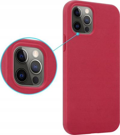 Futrollë telefoni MX Eco për Samsung A72 5G, prej TPU-je biodegradueshme, shumë e hollë, e kuqe