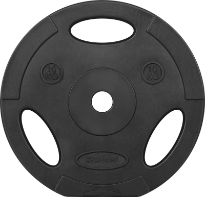 Disqe peshe Rebel Active, set 2x10kg 20kg, vrimë 31mm, me doreza, të zeza