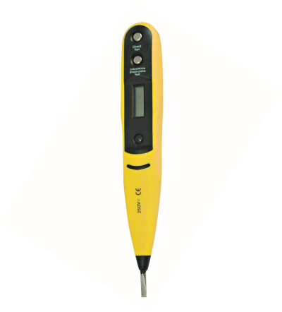 Testues elektrik me ekran MEGA LCD, 12-250 V 