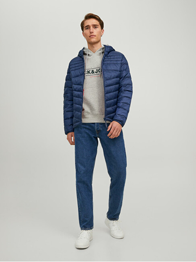 Xhaketë Jack&Jones JJEHERO 12211785 Navy Blazer Detail:CONTRAST ZIP