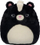 Lodër pellushi Squishmallows Selma Fuzzamallow, 30cm, e zezë krem