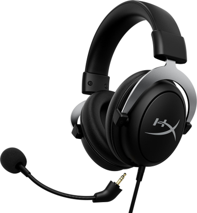 Kufje gaming HyperX CloudX me kabllo, për Xbox Series X|S dhe Xbox One, ngjyrë e zezë me argjend