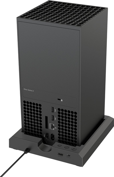 Stendë LED Venom për Xbox Series X, USB, ndriçim me ngjyra, e zezë