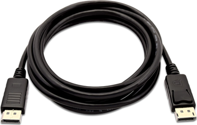 Kabllo DisplayPort V7 V7DP2DP-03M-BLK-1N, 3 metra, 4K, e zezë
