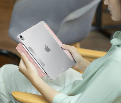 Këllëf tablet Uniq Camden Click, për iPad Air 11" 2024 dhe 10.9" 2022, gri