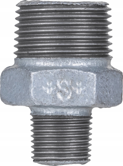 Lidhës reduktues AGAflex 1" në 1/2", metal i galvanizuar
