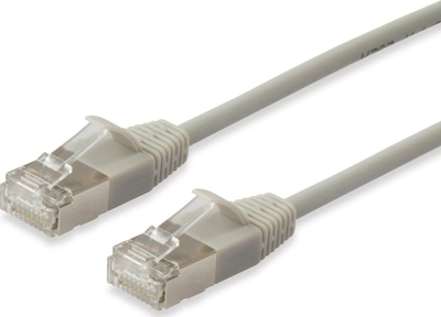 Kabllo rrjeti Equip Cat6A, 0.5m, S FTP Slim, bezhë