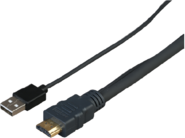 Kabllo USB A në HDMI VivoLink PROHDMIUSB1, 1 m, e zezë