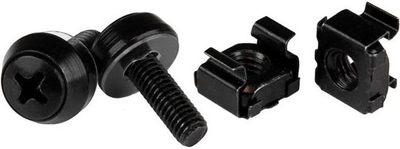 Set dado/ vida StarTech M5 x 12mm, të zeza