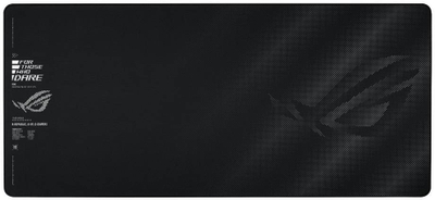 Mousepad gaming ASUS ROG Sheath II XXL, madhësi e madhe, kundër rrëshqitjes, i zi