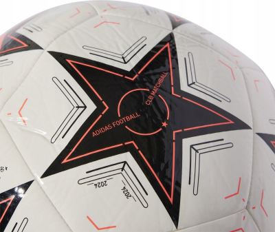 Top futbolli Adidas UCL Club, madhësia 5, për stërvitje, i bardhë me të zi