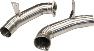 Downpipe TurboWorks BMW M850i M550i M750i N63, çelik inox, me OPF