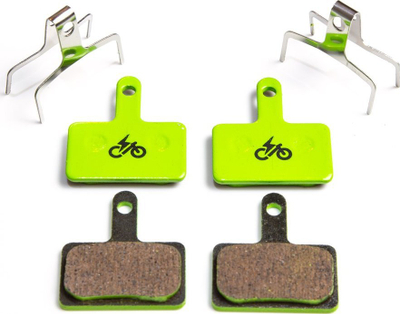 Blloqe freni MTB Clarks Brake Pad 34, gjysmë metalike, për E-Bike EPAC, të zeza