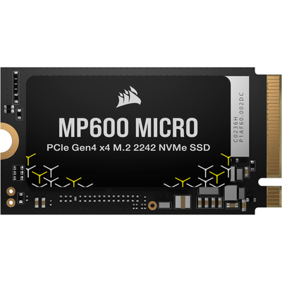 SSD Corsair MP600 MICRO, 1TB, M.2 PCIe 4.0 NVMe, i zi