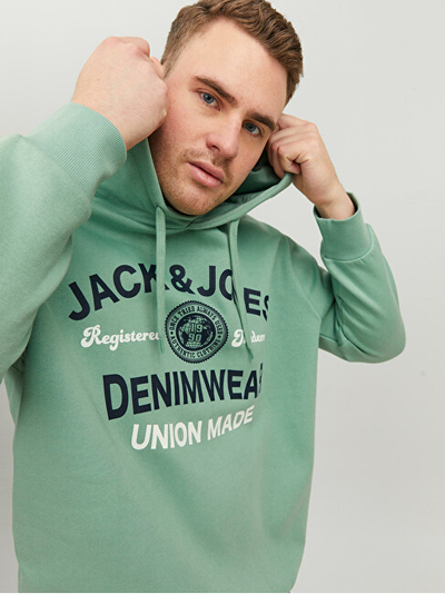 Duks Jack&Jones PLUS JJENOA, i gjelbër