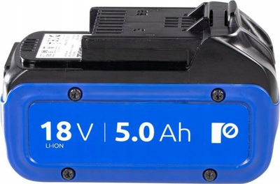 Bateri Li-ion Rawlplug Battery, 18V, 5.0Ah, blu me të zezë