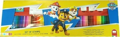 Set kreativ me markera Multiprint Paw Patrol Mega Set, 60 copë, për fëmijë, shumëngjyrësh