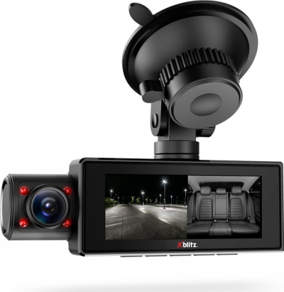 Kamerë për makinë Xblitz Jera, me dy sy, Full HD, ekran 3.16", e zezë