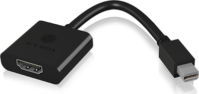 Adapter Mini DisplayPort në HDMI ICY BOX IB-AC538a, 0.15 m, i zi