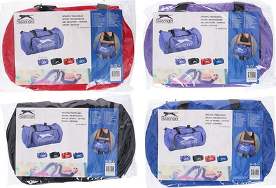 Спортска торба Slazenger Travel, 35L, со прилагодлив ремен, сина