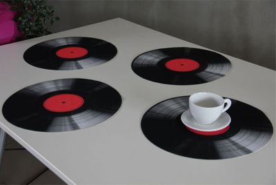 Naperona tavoline Bertoni Table Mat Set, set me 4 copë, rrumbullakët 33 cm, Vinyl