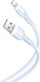 Kabllo karikimi XO NB212 USB Lightning, 1m, 2.1A, blu e çelët