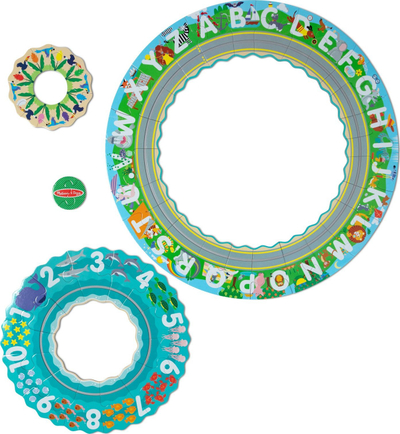 Puzzle për dysheme Melissa &amp; Doug Round the Shore, 48 copa, diametër 68.5 cm, shumëngjyrësh