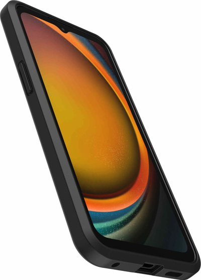 Mbrojtëse telefoni OtterBox React për Samsung Galaxy XCover 7, e hollë, mban mirë goditjet, ngjyrë e zezë