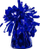 Peshë balonash me folie, 7 cm, 4 copë, blu royal