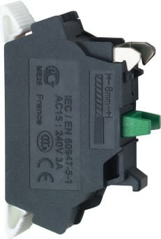Bllok kontakti Schneider Electric Harmony XB, 1NO, me vidhë
