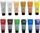 Set bojrash akrilike MAALEO, 12 ngjyra, 100 ml