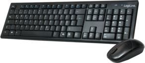 Set tastierë dhe mi LogiLink ID0104, wireless RF, layout QWERTZ, i zi