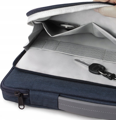 Çantë laptopi JCPal Logan Commuter, 13/14", që s’e merr uji, blu e errët