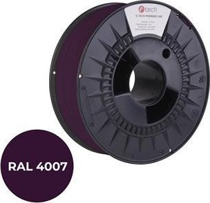 Filament 3D C TECH Premium Line PLA, 1.75mm, 1kg, vjollcë RAL4007