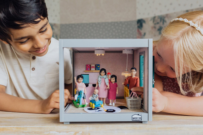 Aksesorë për shpinë e kukullave Lundby Dollhouse Accessories, set lojrash, shkalla 1:18, shumëngjyrëshe