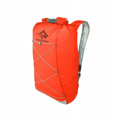 Çantë shpine Sea to Summit Ultra-Sil Dry Day Pack, 22L, e papërshkueshme nga uji, portokalli