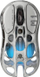 Maus gaming wireless Gravastar Mercury M1 Pro, 26000 DPI, BT 2.4GHz, ngjyrë argjendtë