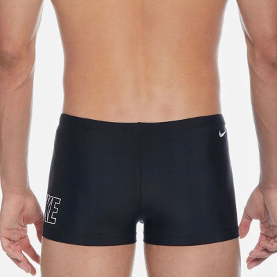Rroba banje Nike Logo M NESSD646 001, poliestër, thahen shpejt, të zeza