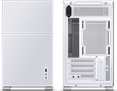 Kase kompjuteri Jonsbo D31 Mesh, Micro ATX, panel xhami, e bardhë