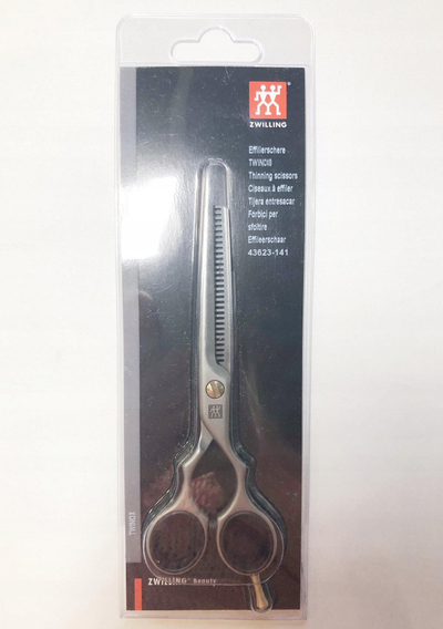 Gërshërë hollimi flokësh ZWILLING Twinox, 23.5cm, çelik inoks, argjendtë