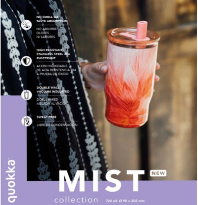 Gotë termike Quokka Mist 40140, 720ml, çelik inox, Ivory