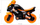 Motoçikletë lodër Technok Running Motorbike 5767, pa pedale, për kalamaj 2+, portokalli
