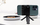 Mbajtëse telefoni me tripod tavoline Media-Tech MT5543, me telekomandë Bluetooth, ngjyrë e zezë