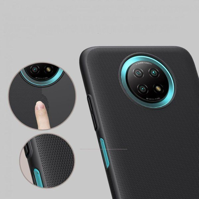 Mbrojtëse Nillkin Frosted Shield për Xiaomi Redmi Note 9T, e zezë