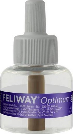 Mbushje për difuzorin e maceve Feliway Optimum, 48 ml, 30 ditë, e tejdukshme