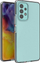 Kapak Spring për Samsung Galaxy A73, xhel TPU, transparent, jeshil