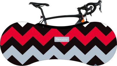 Mbulesë biçiklete Flexyjoy FJB775, universale 26–29", poliester elastic, shumëngjyrëshe